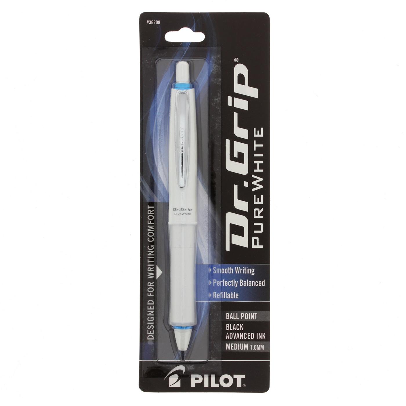 Pilot Dr. Grip Pure White Pen - Colors May Vary; image 1 of 3