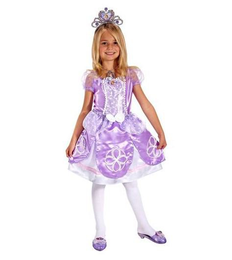 Disney Sofia the First 2-in-1  Royal Transforming Dress w/ Lesson Card Sz 4-6X 