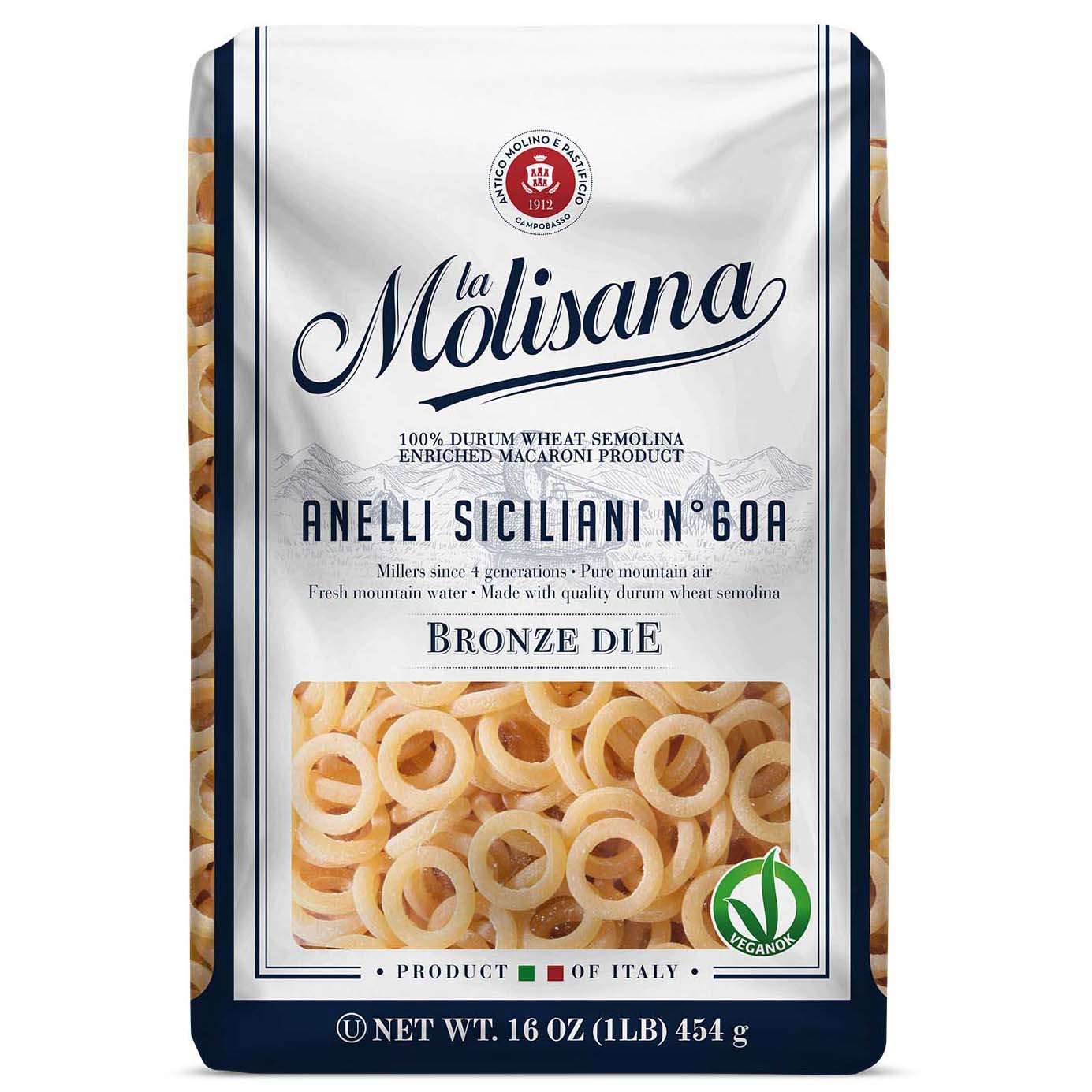 La Molisana Anelli Siciliani 60A Pasta - Shop Pasta at H-E-B