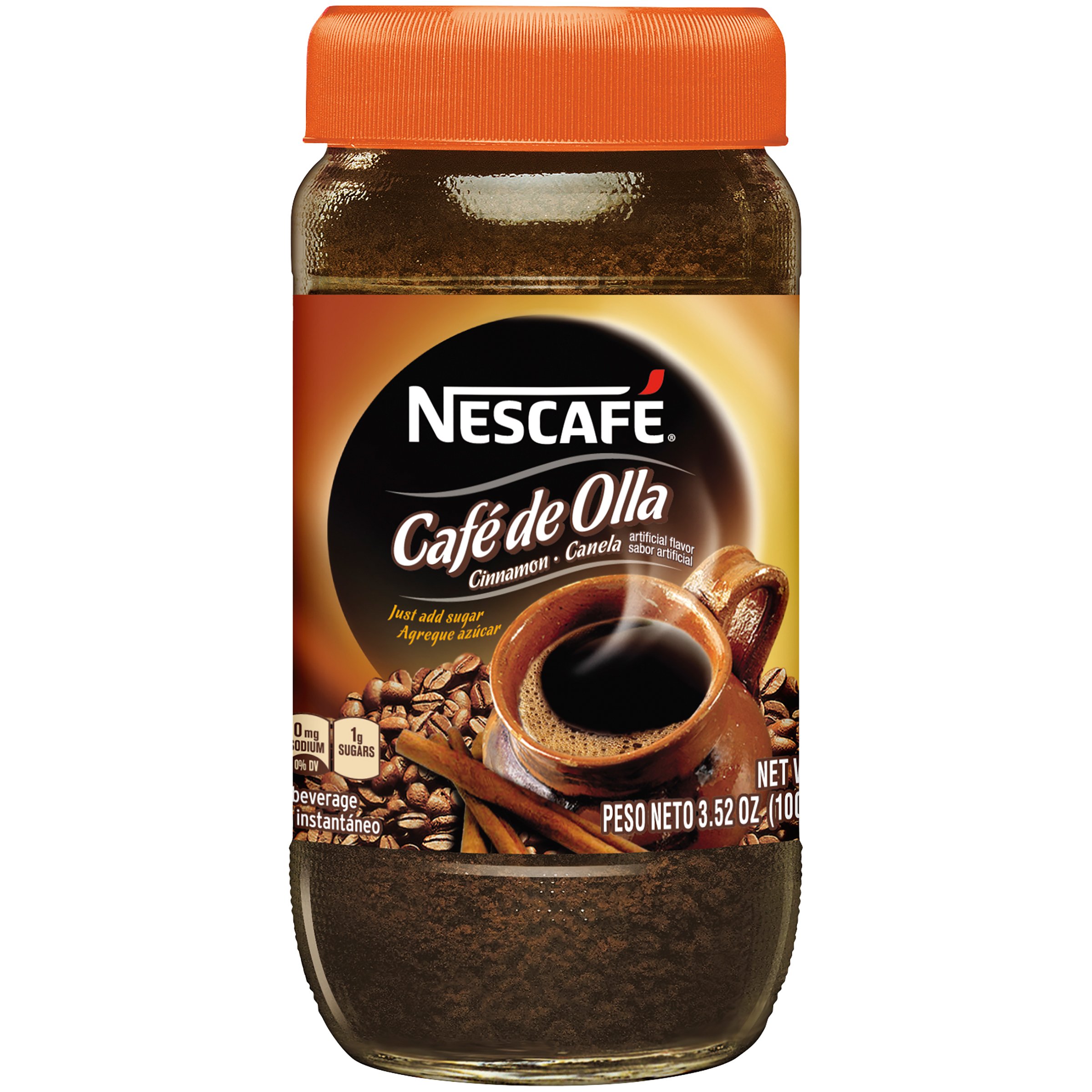 Nescafe Cafe De Olla Cinnamon Instant Coffee - Shop Coffee at H-E-B