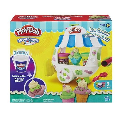 play doh sweet shoppe ice cream sundae cart