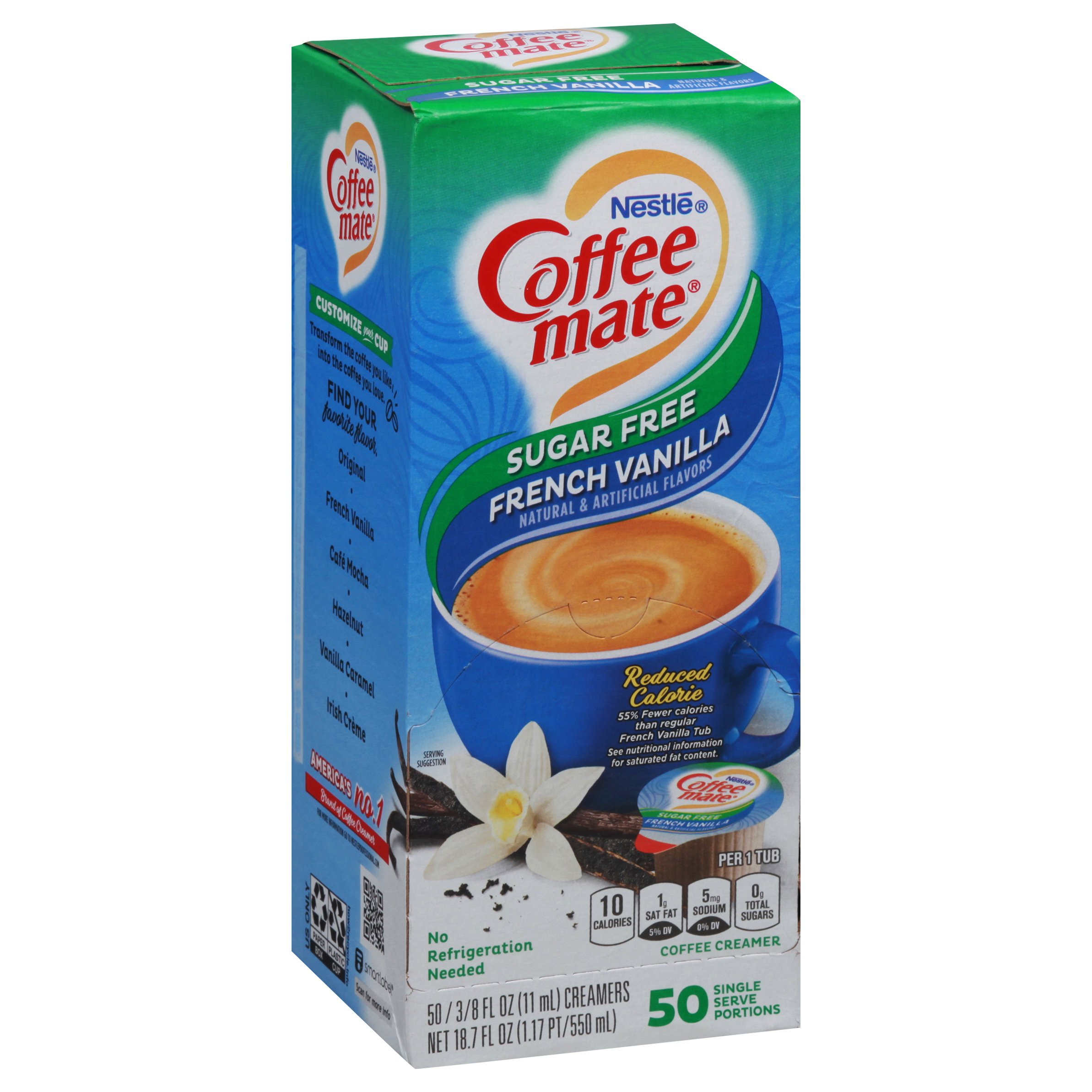 Nestle Coffee Mate Sugar Free French Vanilla Liquid Coffee Creamer