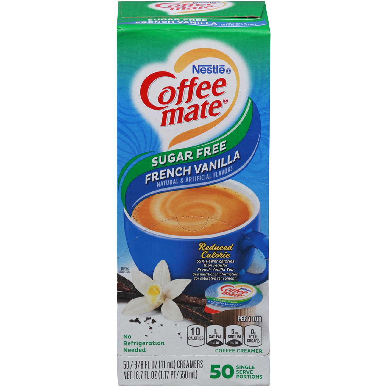 Nestle Coffee Mate Sugar Free French Vanilla Liquid Coffee Creamer