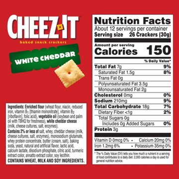 Cheez-It White Cheddar Cheese Crackers