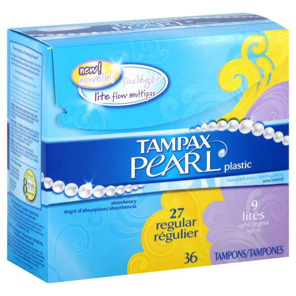 Tampax Pearl Assorted Unscented Plastic Tampons - Shop Tampons At H-E-B