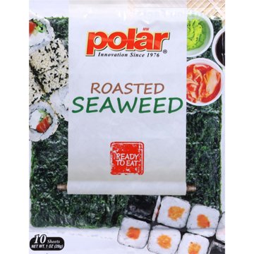 Polar Roasted Seaweed Sheets, 10 ct