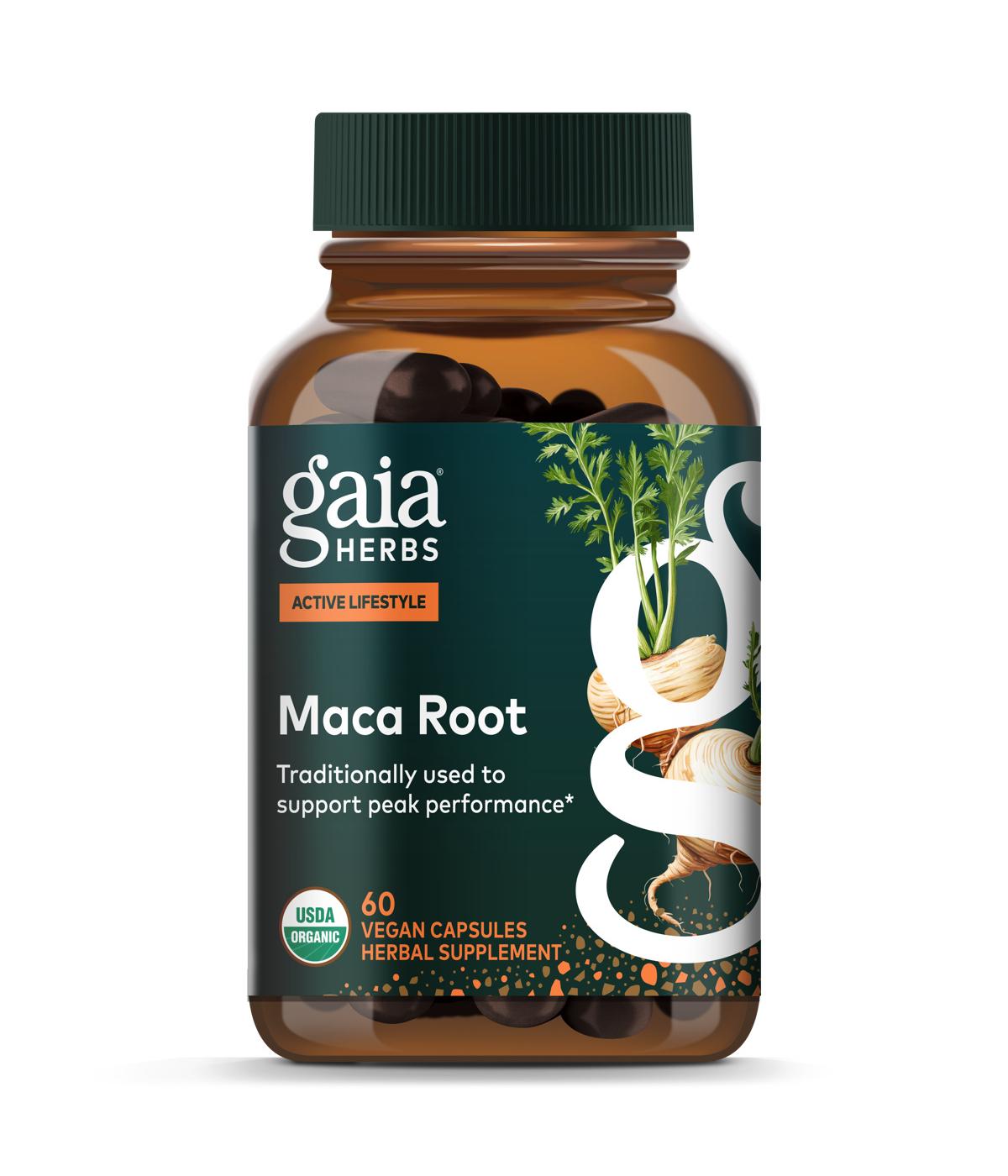 Gaia Herbs Single Herbs Maca Root Vegetarian Capsules; image 1 of 3