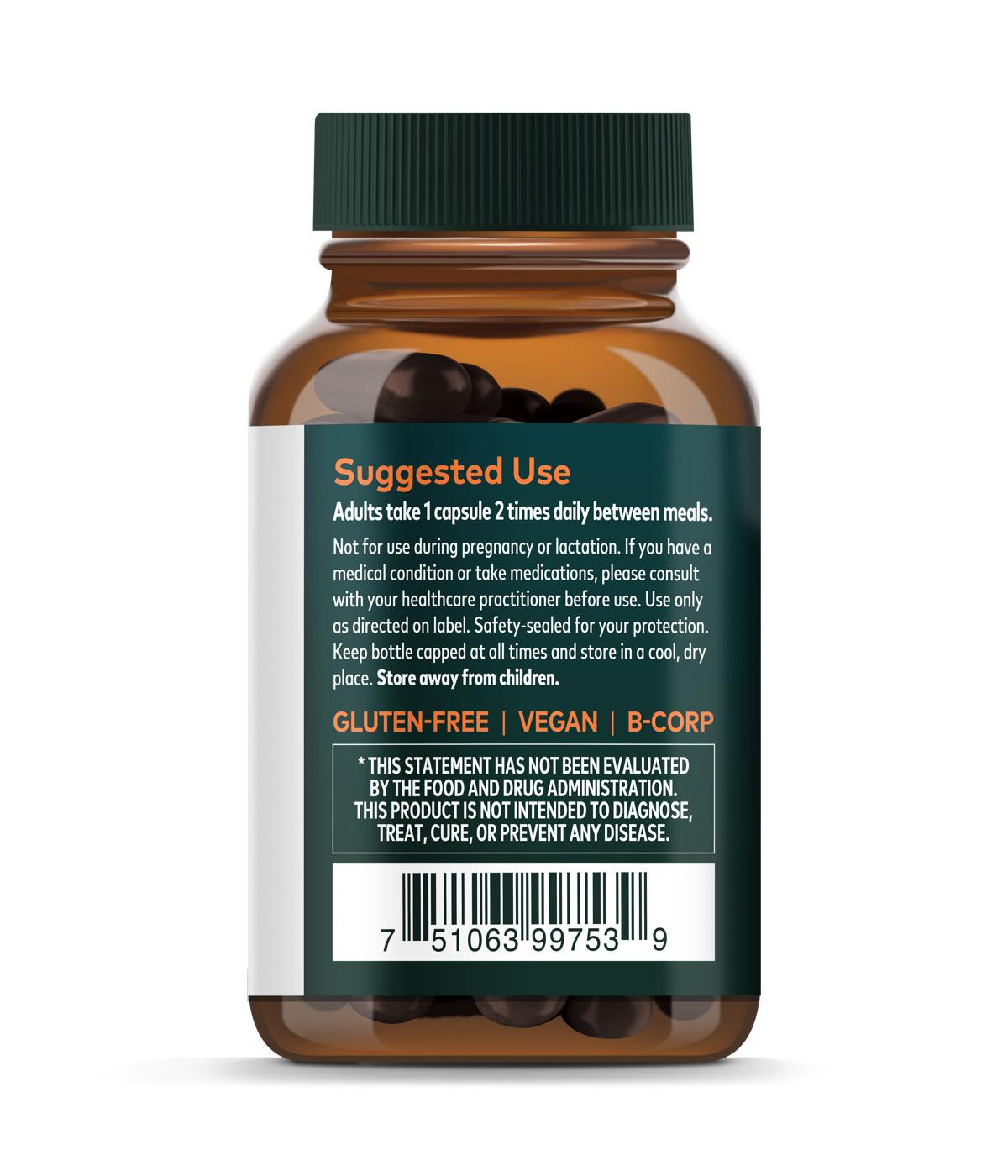 Gaia Herbs Single Herbs Maca Root Vegetarian Capsules; image 3 of 3