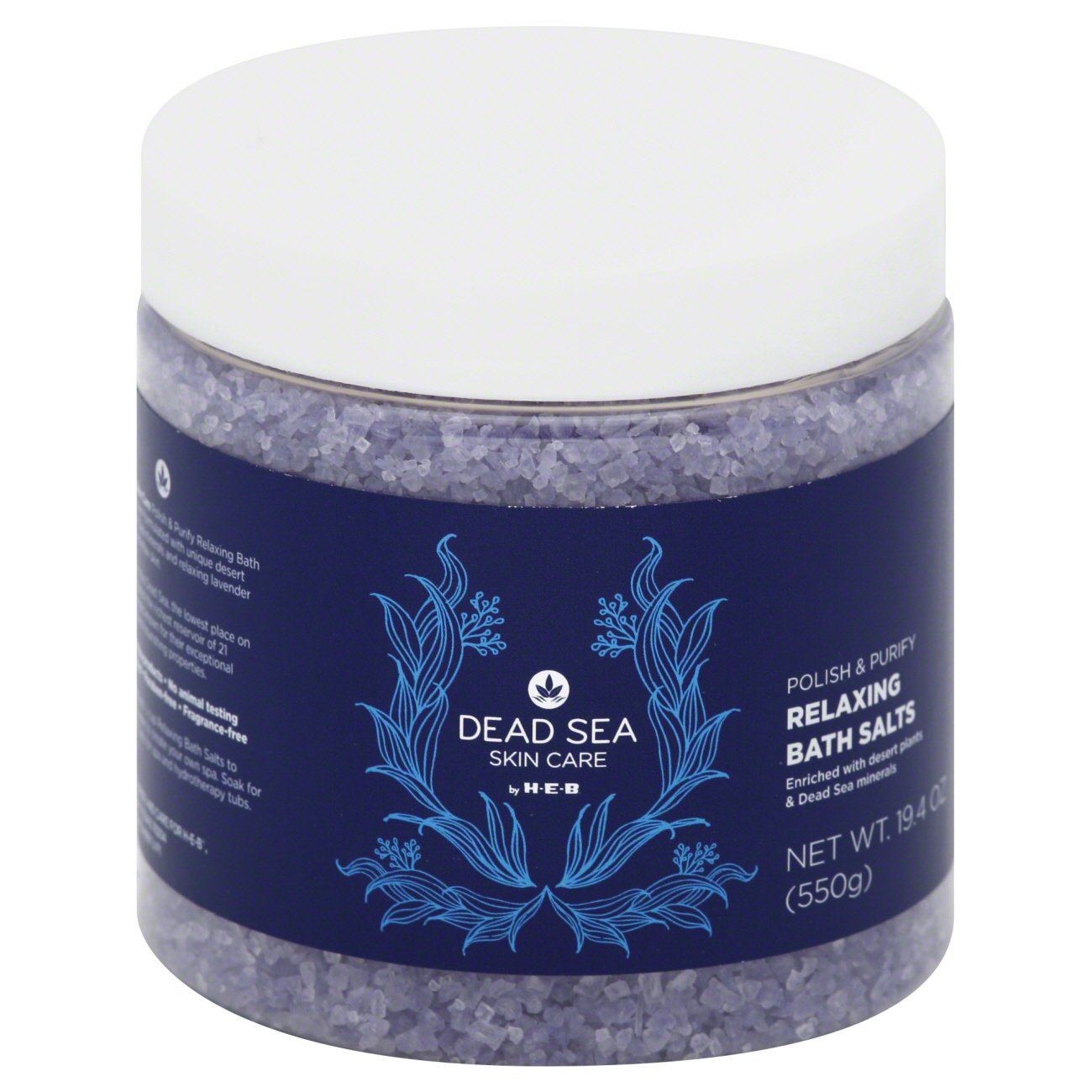HEB Dead Sea Skin Care Relaxing Bath Salt Shop Bath & Skin Care at