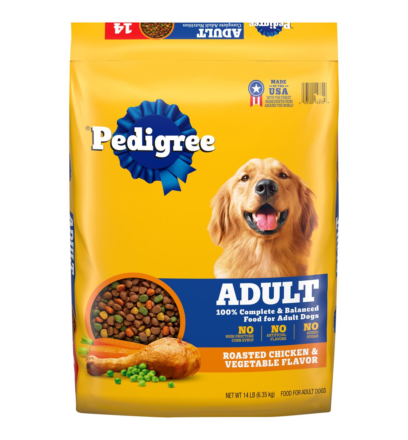 Pedigree Roasted Chicken Rice & Vegetable Adult Dry Dog Food; image 1 of 4