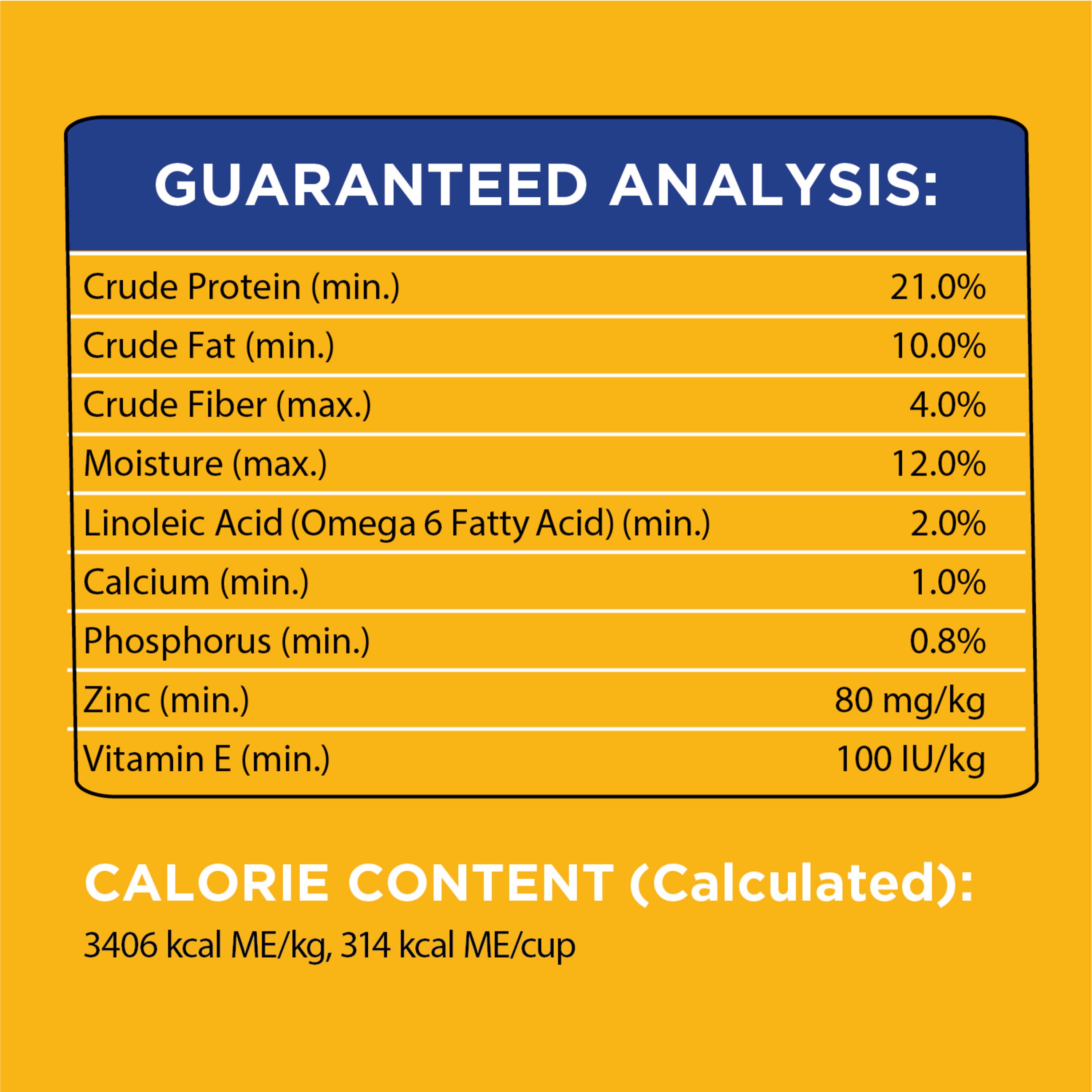 Pedigree on sale feeding chart