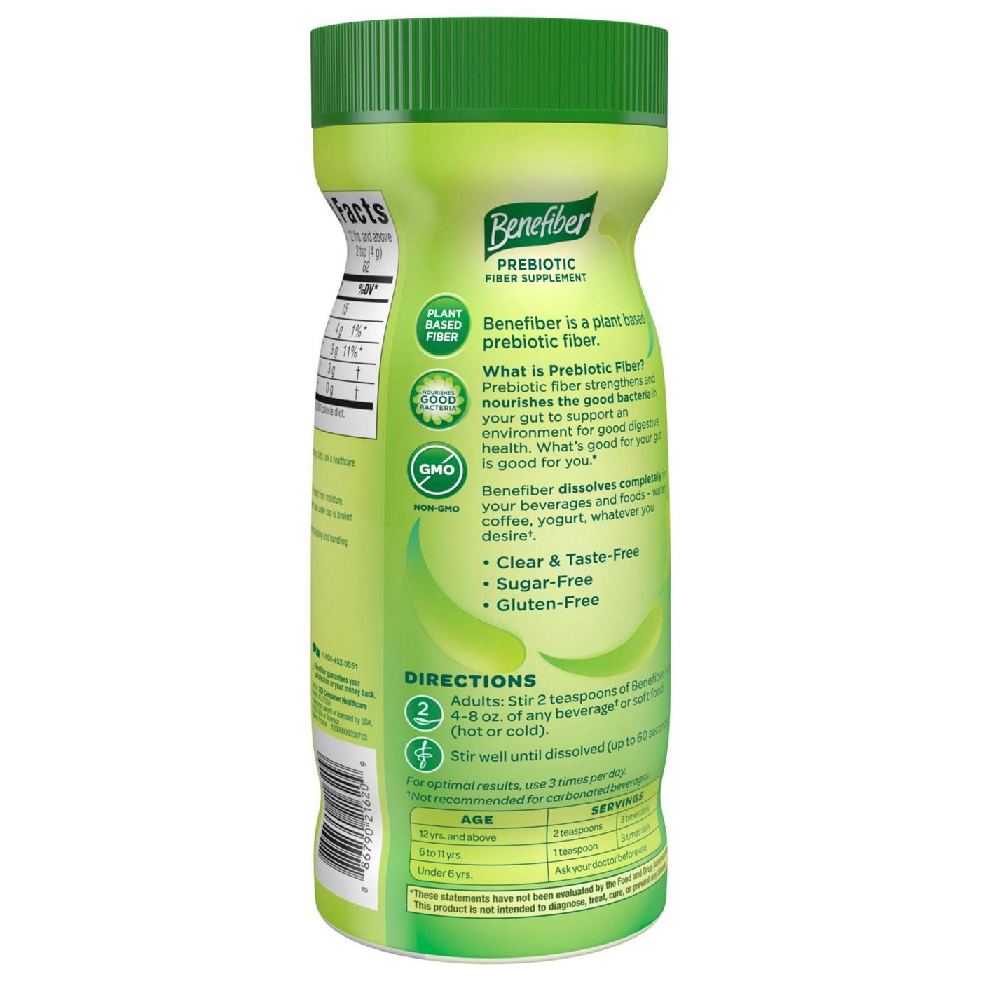 Benefiber Daily Prebiotic Fiber Supplement Powder; image 6 of 9