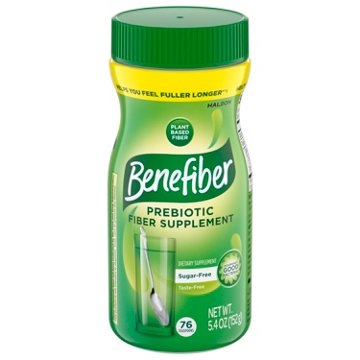 Benefiber Daily Prebiotic Fiber Supplement Powder for Digestive Health, Unflavored