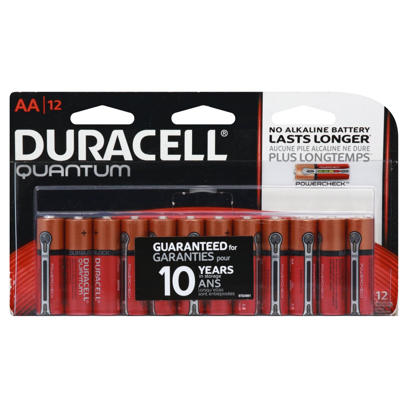 Duracell Quantum Alkaline HiDensity Core AA Batteries Shop Batteries