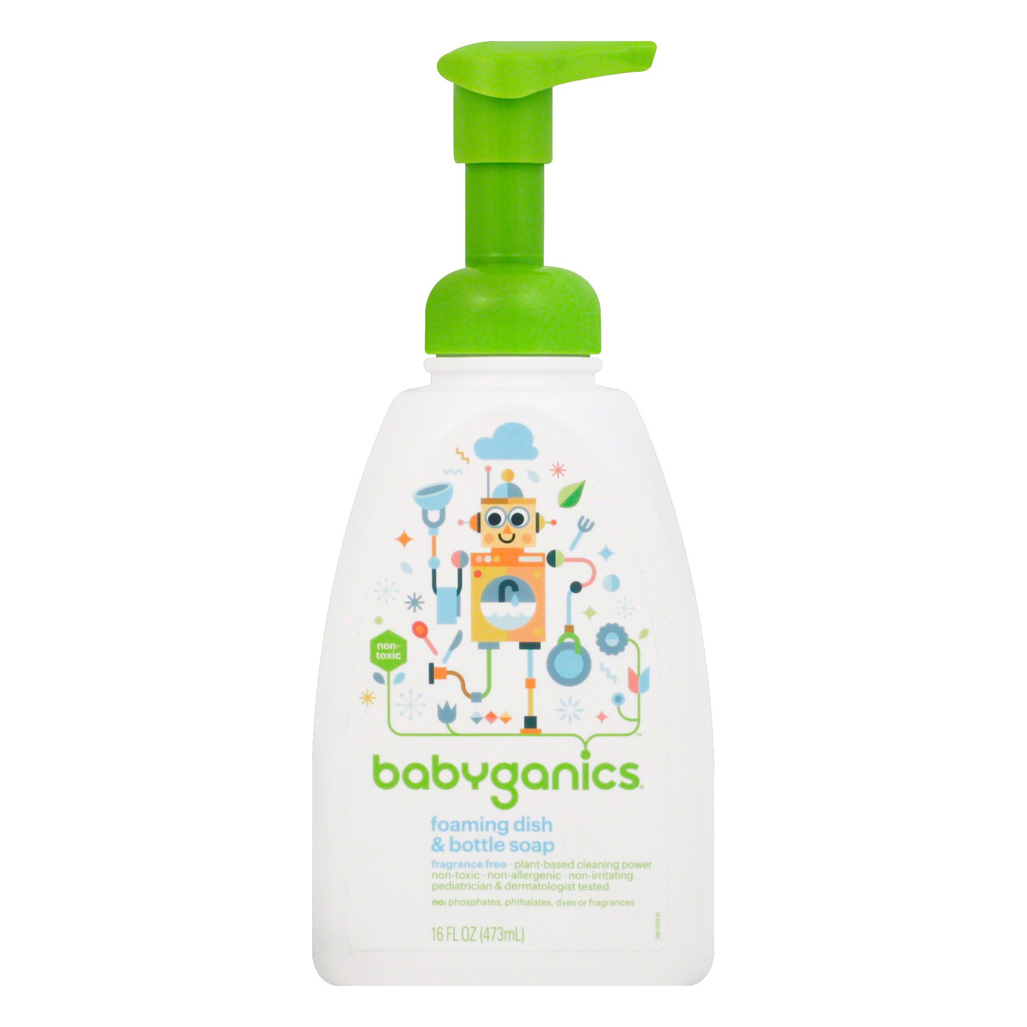 Babyganics Foaming Dish & Bottle Soap Refill Fragrance Free