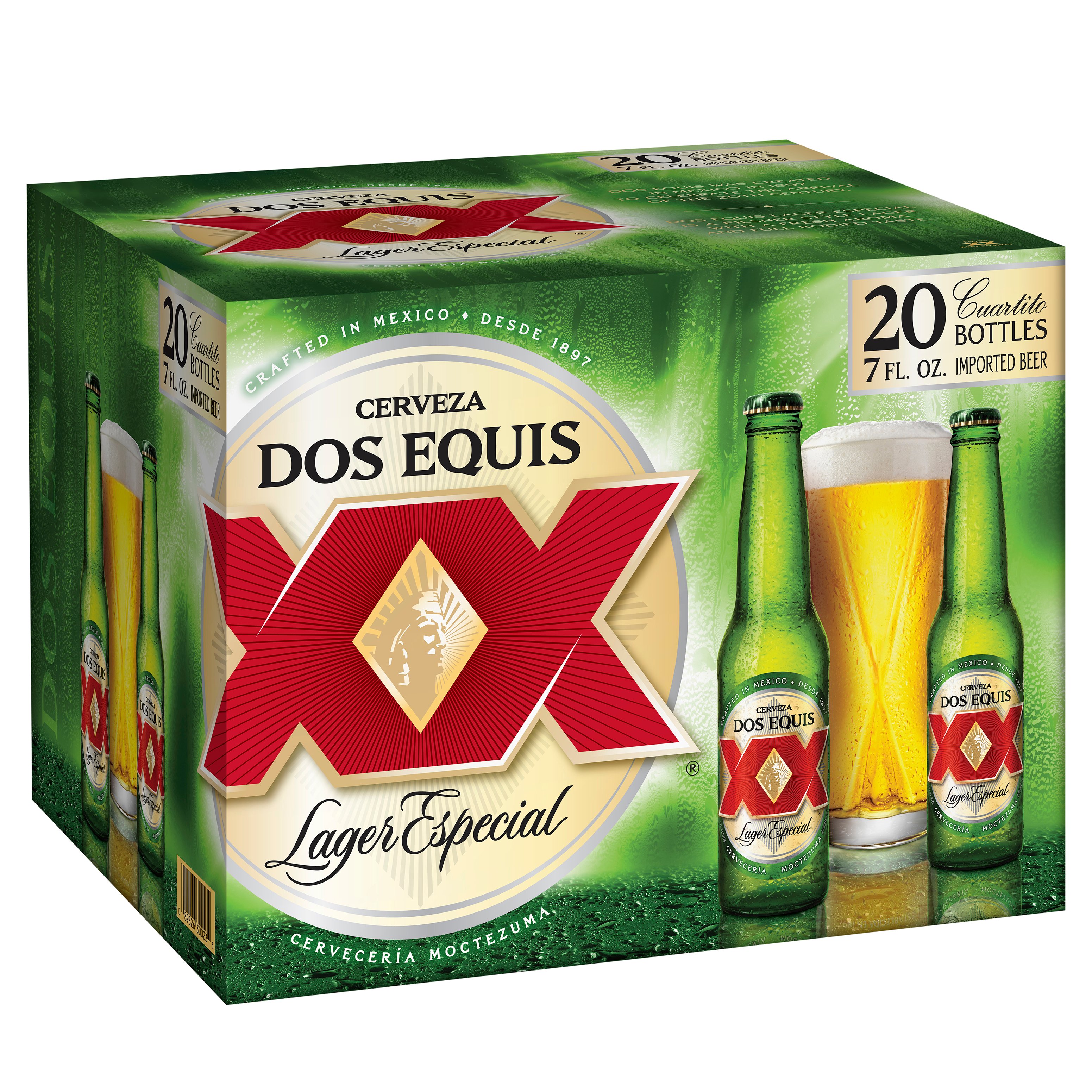 Dos Equis Lager Especial Beer 7 oz Bottles - Shop Beer at H-E-B