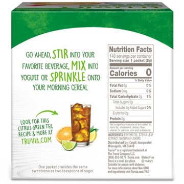 Truvia Calorie-Free Stevia Leaf Sweetener Packets, 140 ct