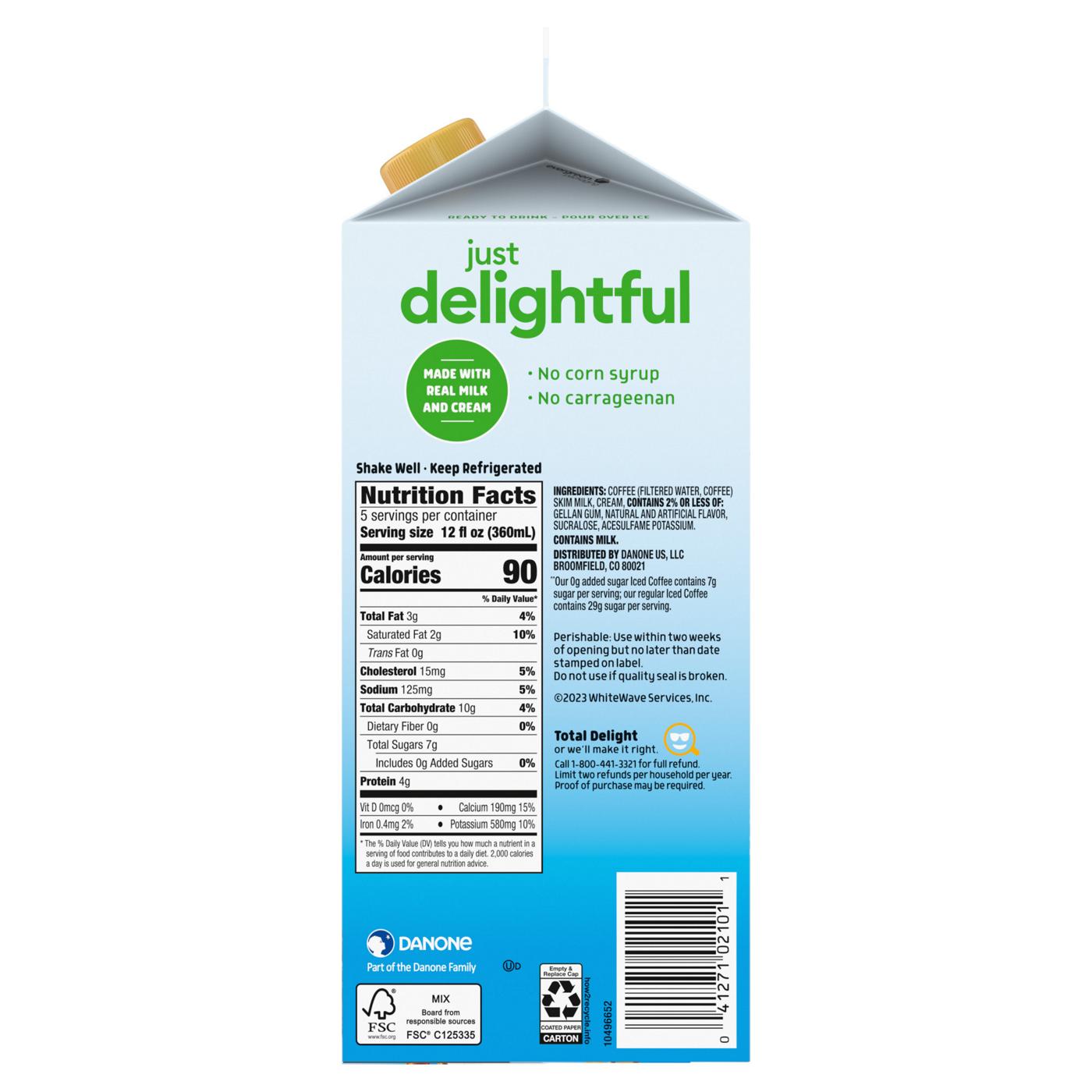 International Delight Zero Added Sugar Iced Coffee - Caramel Macchiato; image 2 of 2