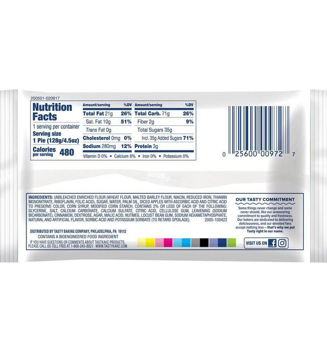 Tastykake Glazed Apple Pie; image 3 of 3