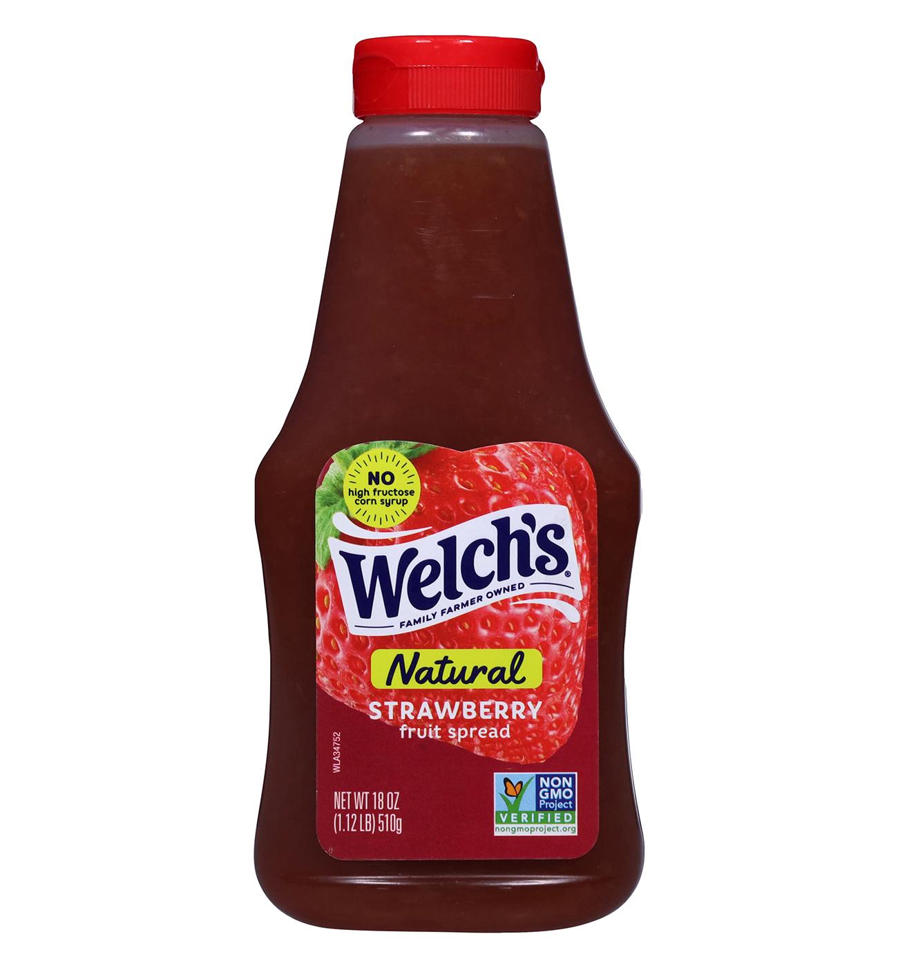 Welch's Natural Strawberry Spread; image 1 of 4