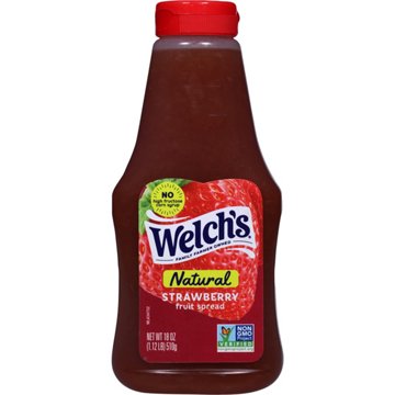 Welch's Natural Strawberry Spread, 18 oz