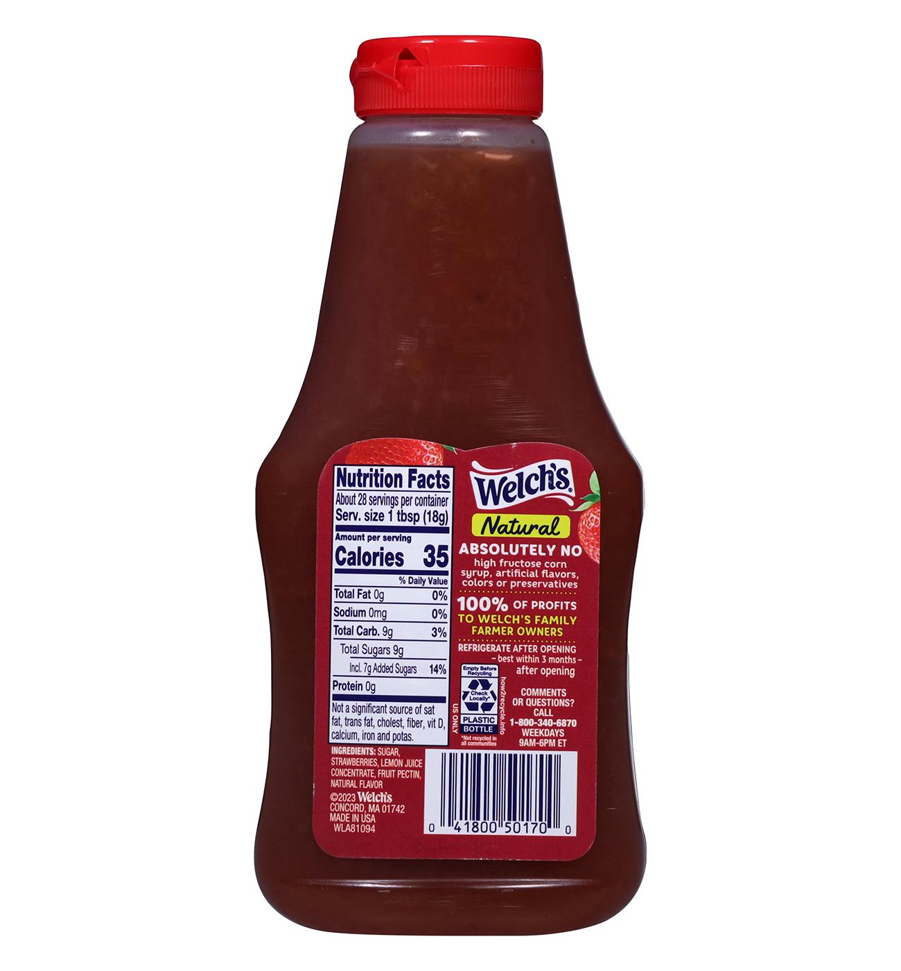 Welch's Natural Strawberry Spread; image 4 of 4