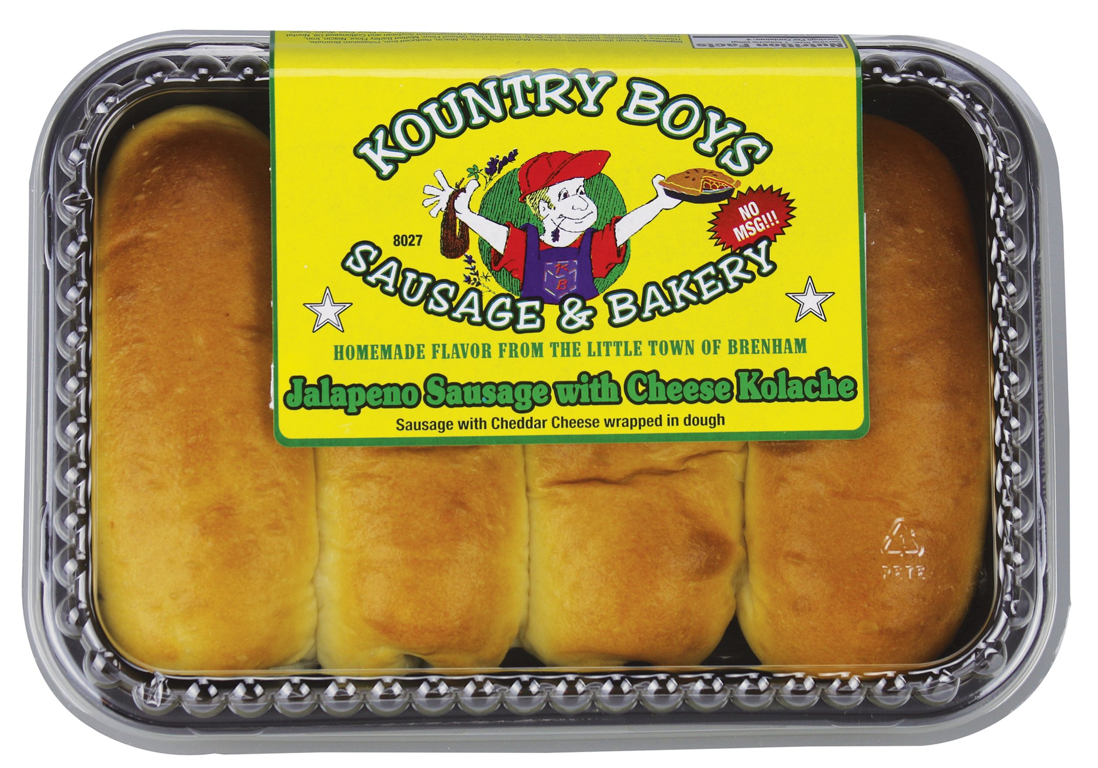 Kountry Boys Jalapeno Sausage & Cheese Kolache Shop Sandwiches at HEB