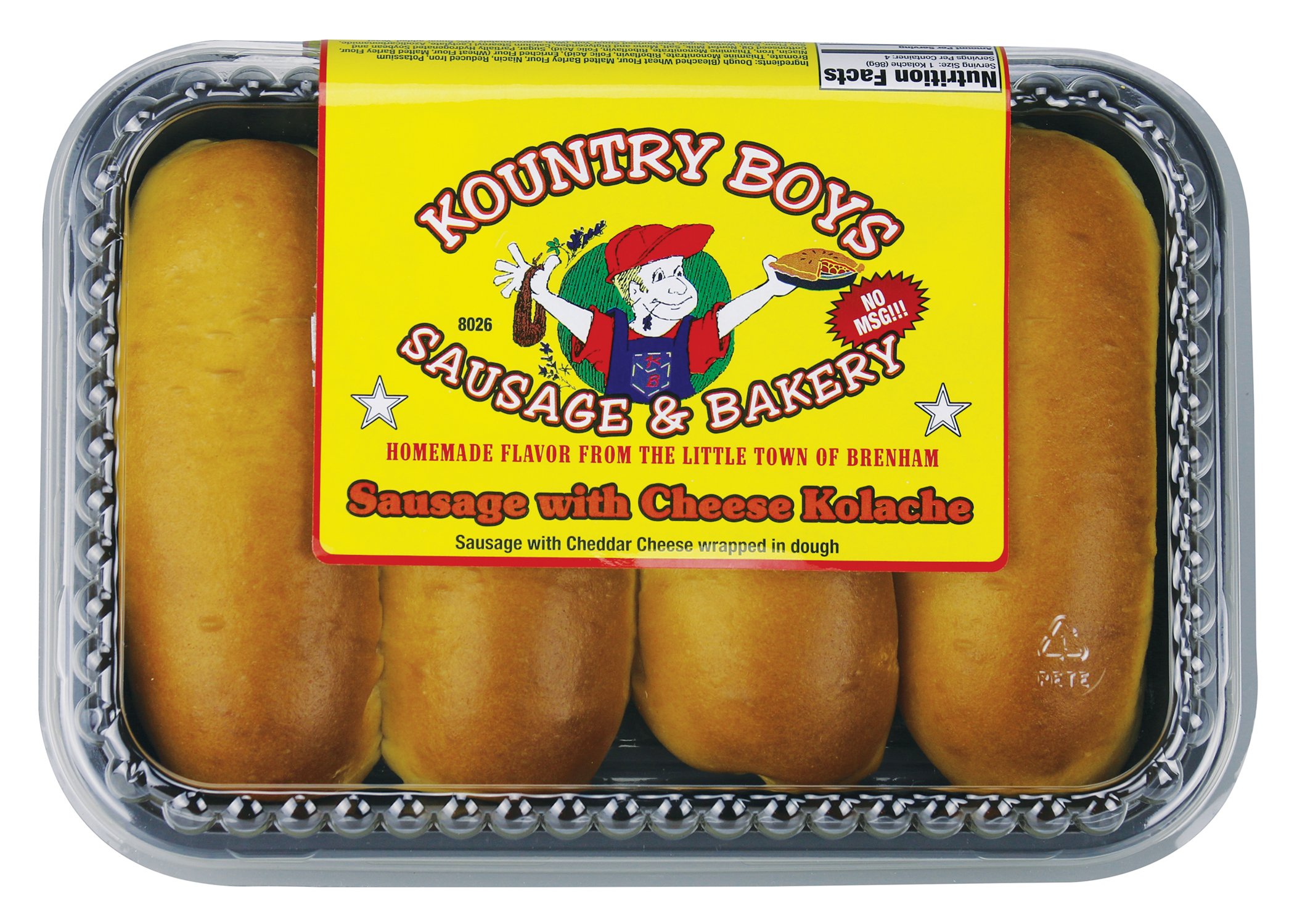 Kountry Boys Sausage with Cheese Kolaches Shop Sandwiches at HEB
