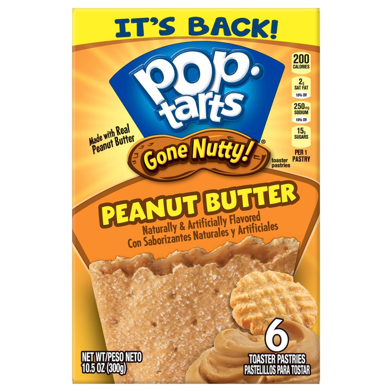 PopTarts Go Nutty! Peanut Butter Toaster Pastries Shop Toaster