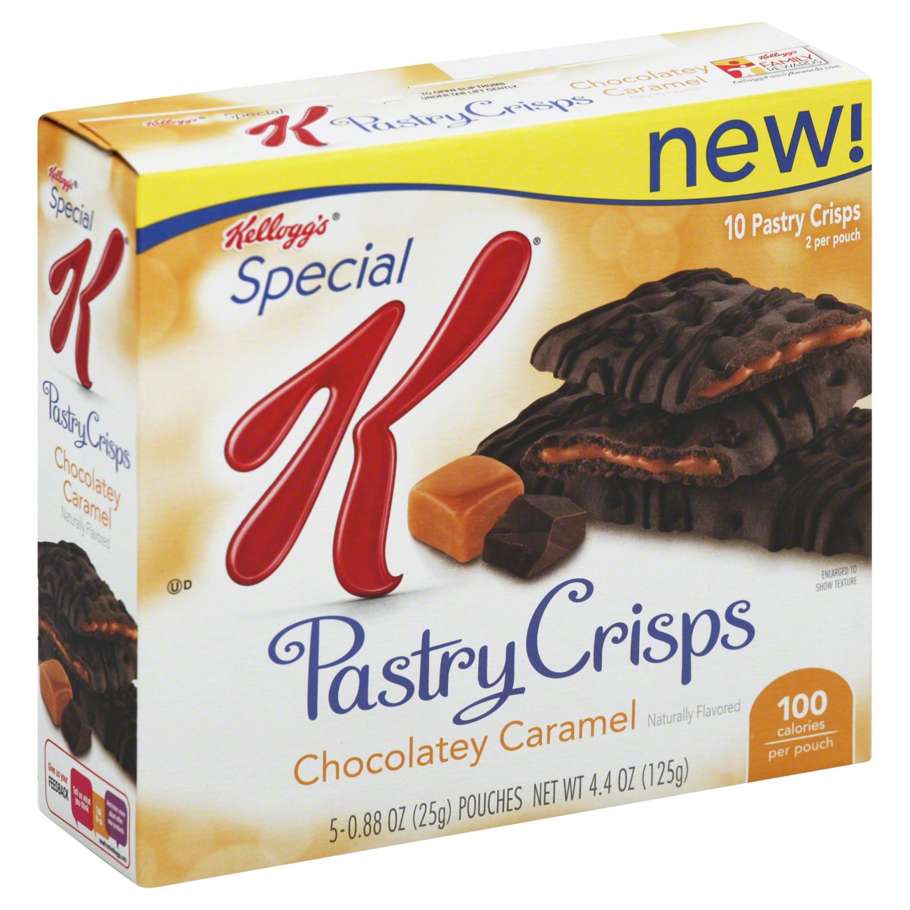 Kellogg's Special K Chocolatey Caramel Pastry Crisps Shop Granola & Snack Bars at HEB