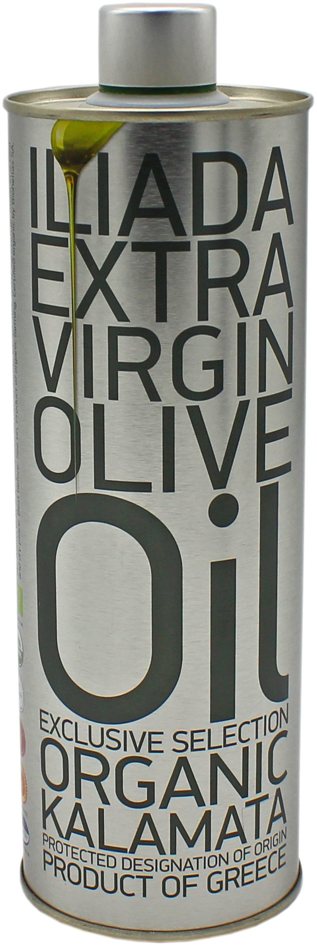 Iliada PDO Organic Kalamata Greek Extra Virgin Olive Oil, 16.9 oz