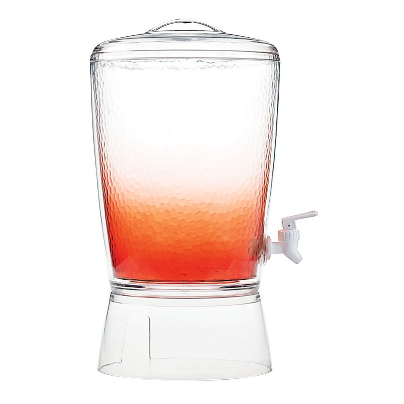 Cocinaware Stackable Acrylic Beverage Dispenser With Ice Keeper