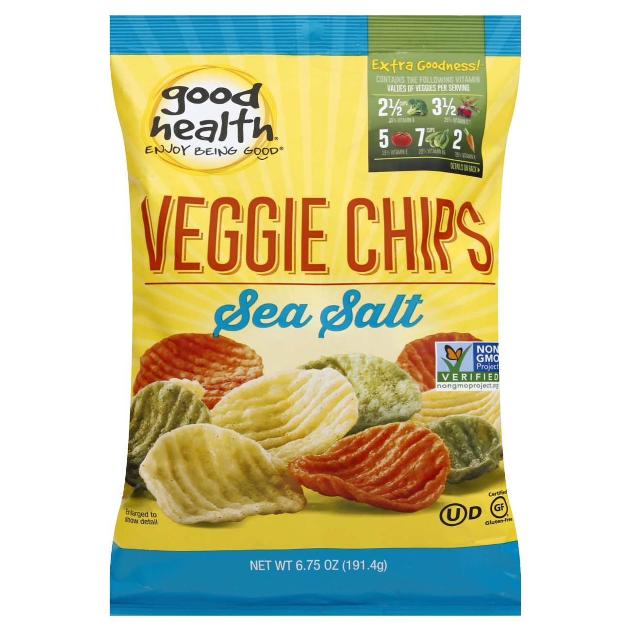 Good Health Sea Salt Veggie Chips Shop Chips at HEB