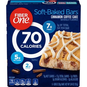 Fiber One 70 Calorie Cinnamon Coffee Cake Bars