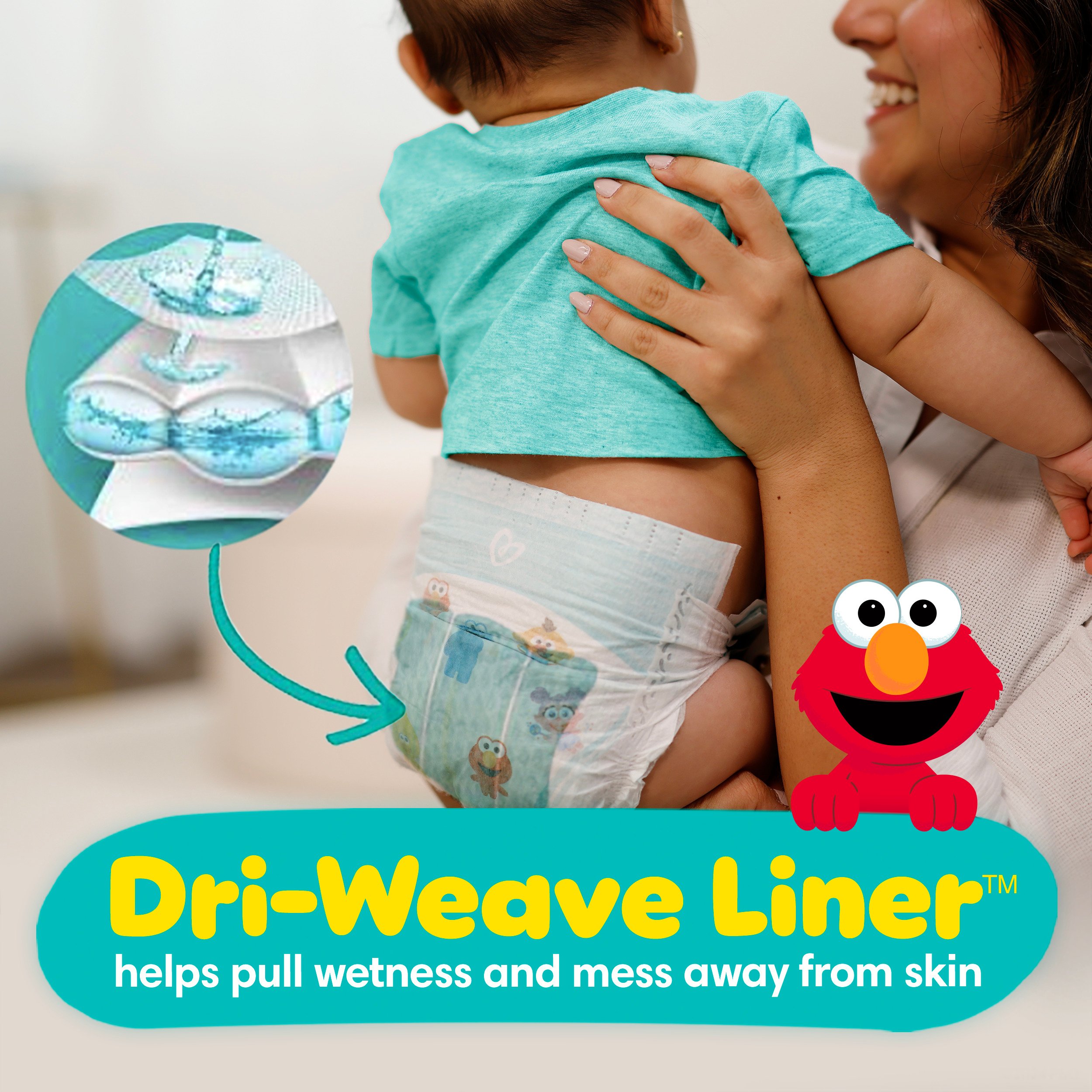 Mesh liner in pampers?