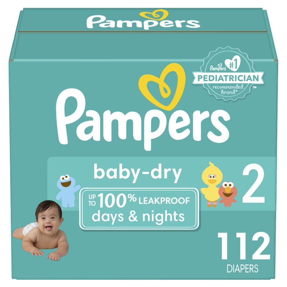 Helm inhoud Vergelijkbaar Pampers Baby-Dry Diapers Size 2 - Shop Diapers & Potty at H-E-B