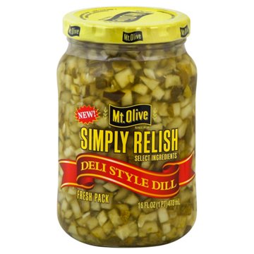 Mt. Olive Deli Style Kosher Dill Relish, 16 oz
