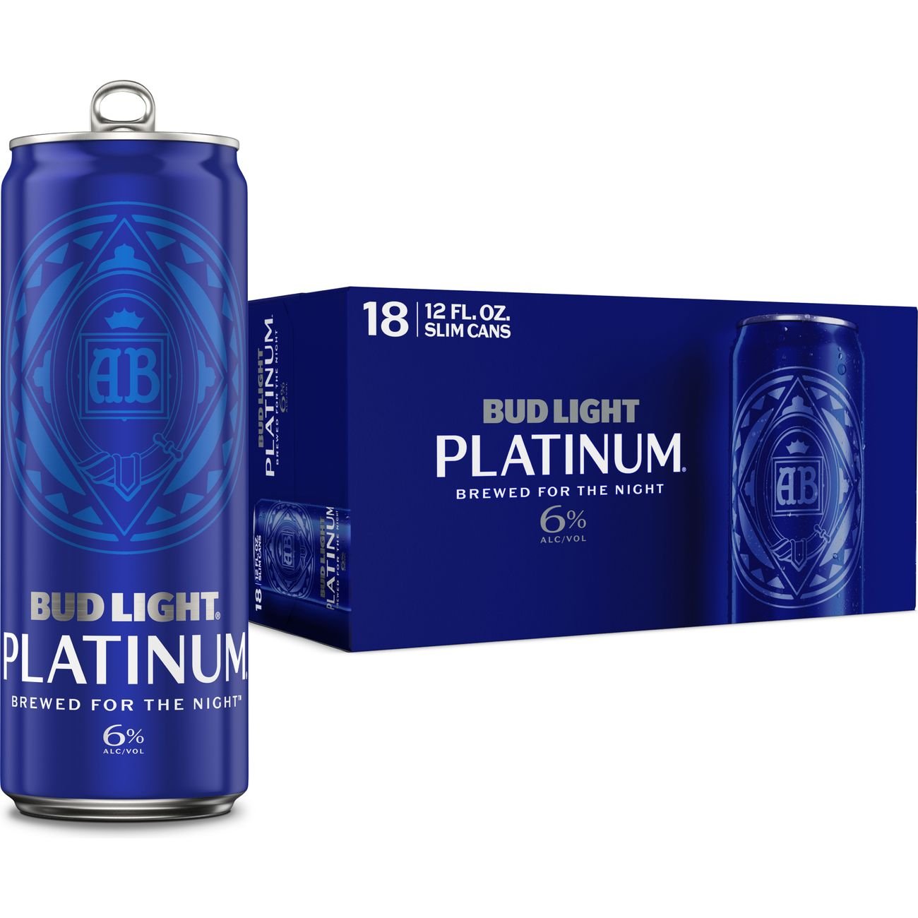 Bud Light Platinum Beer 18 pk Slim Cans Shop Beer at HEB