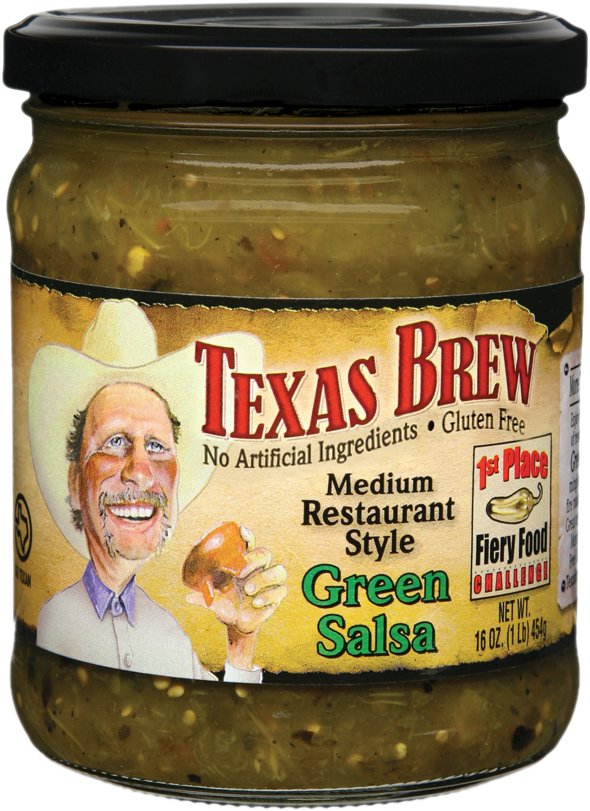 Texas Brew Medium Restaurant Style Green Salsa - Shop Salsa & Dip At H-E-B