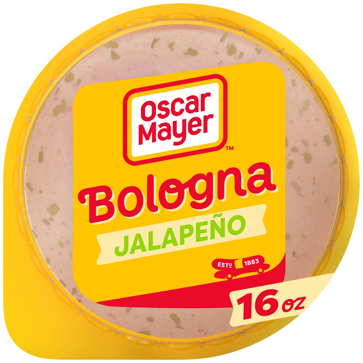 Oscar Mayer Jalapeno Bologna Sliced Lunch Meat; image 1 of 4