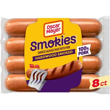 Oscar Mayer Smokies Hardwood Smoked Sausage Hot Dogs