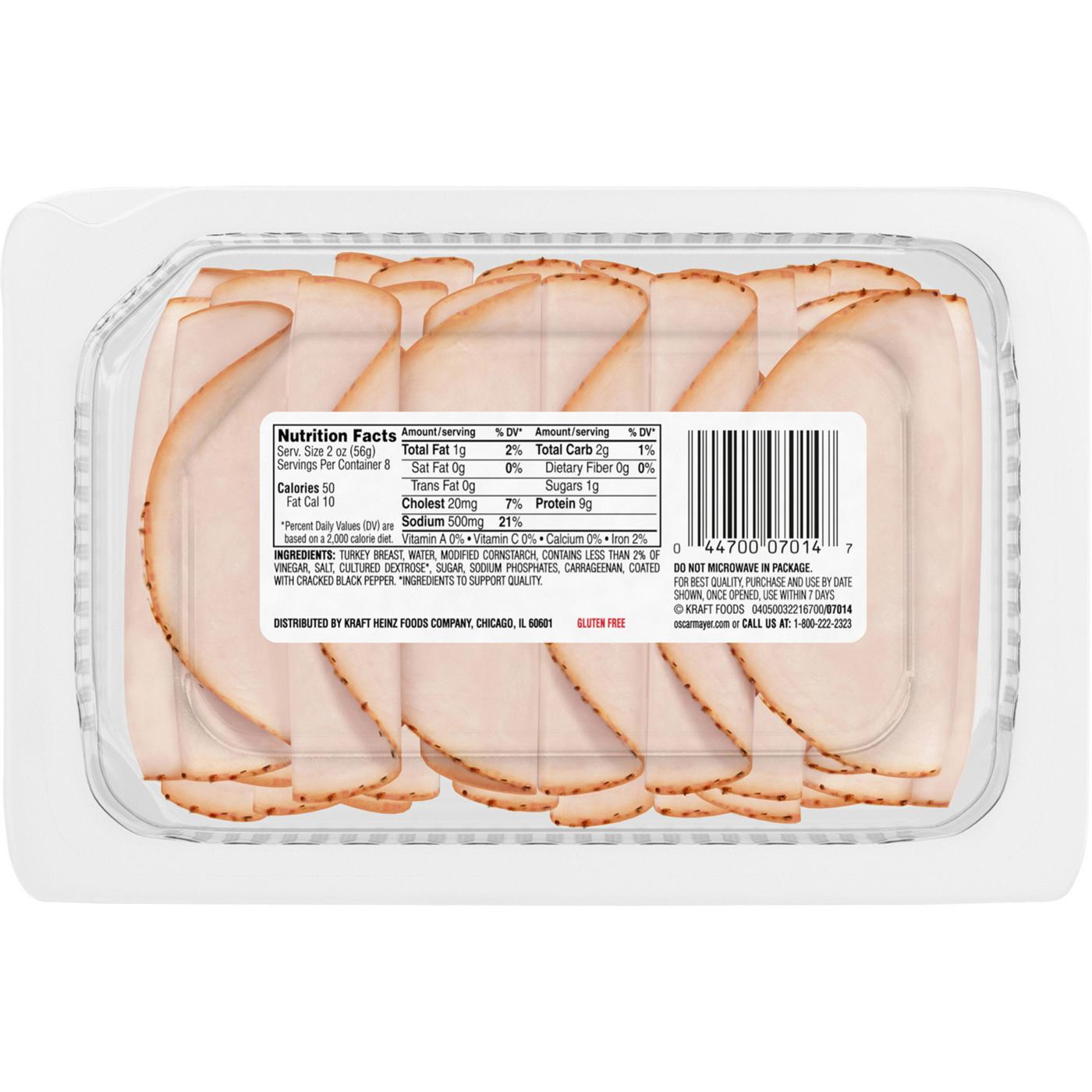 Oscar Mayer Deli Fresh Cracked Black Pepper Turkey Breast; image 5 of 5