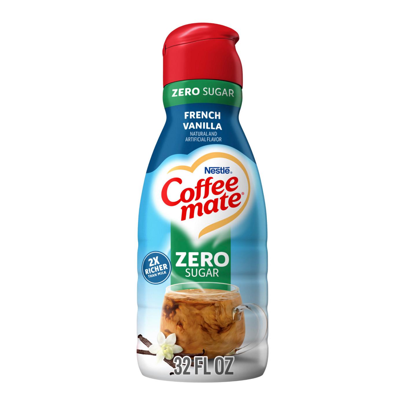 Nestle Coffee Mate Zero Sugar Coffee Creamer - French Vanilla ; image 1 of 8