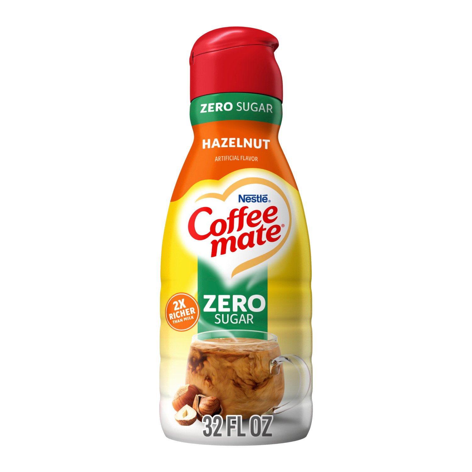 Nestle Coffee Mate Hazelnut Zero Sugar Liquid Coffee Creamer - Shop Coffee Creamer At H-e-b