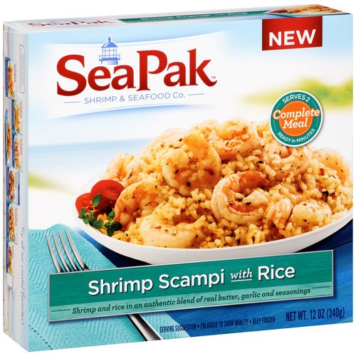 SeaPak Shrimp Scampi with Rice - Shop Shrimp & Shellfish at H-E-B