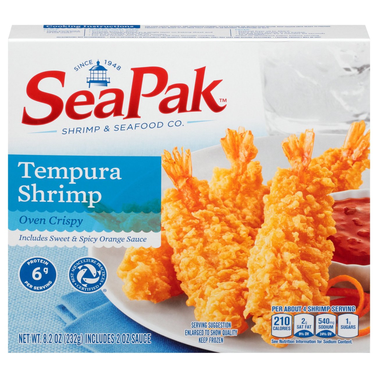 SeaPak Tempura Shrimp - Shop Shrimp & Shellfish at H-E-B