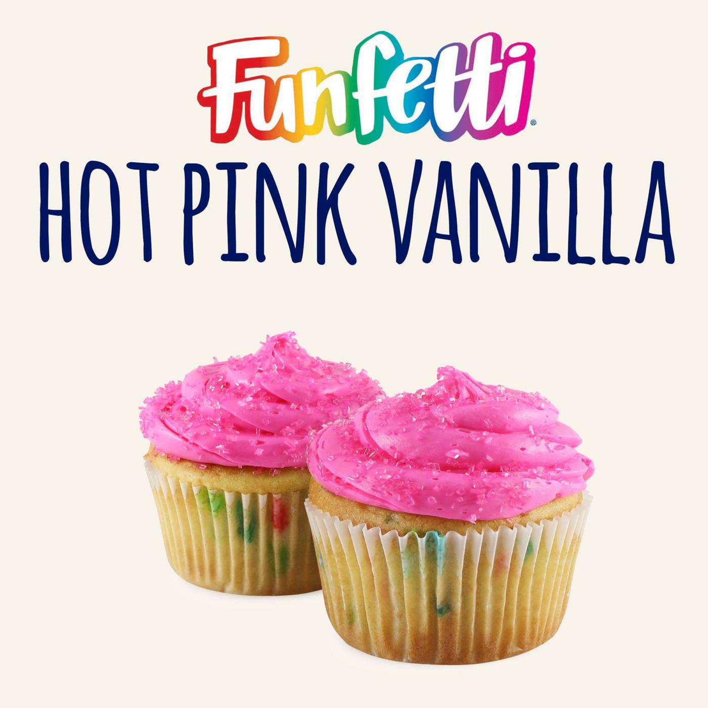 Pillsbury Funfetti Hot Pink Vanilla Frosting; image 3 of 7