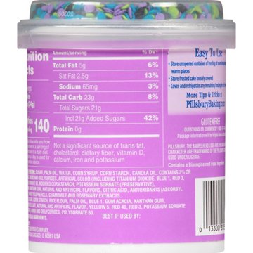 Pillsbury Funfetti Bold Purple Vanilla Frosting, 15.6 oz
