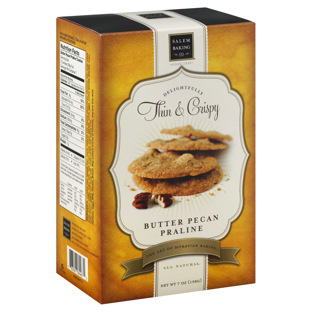 Salem Baking Thin & Crispy Butter Pecan Praline Cookies Shop Cookies