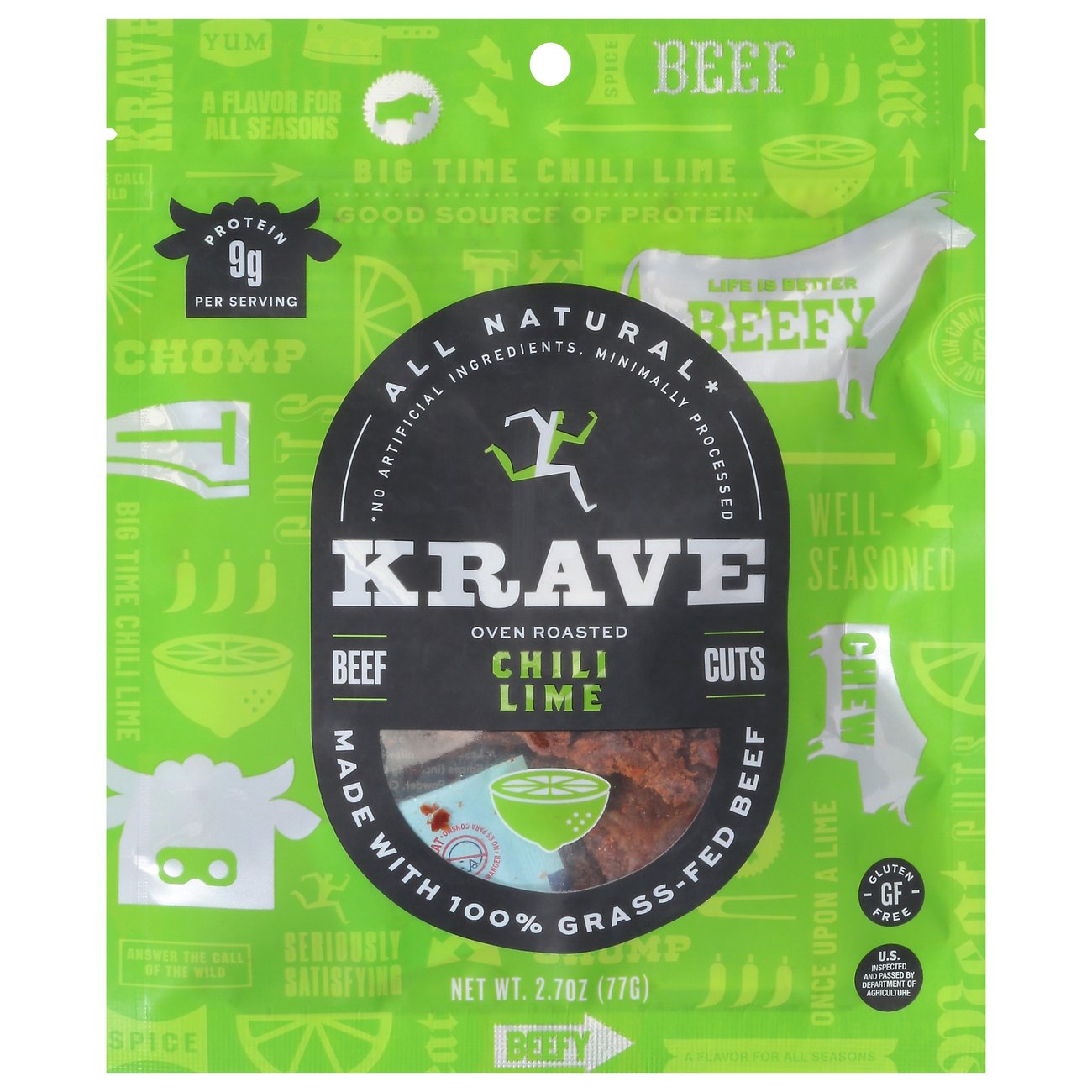 Krave Chili Lime Jerky Shop Jerky at HEB